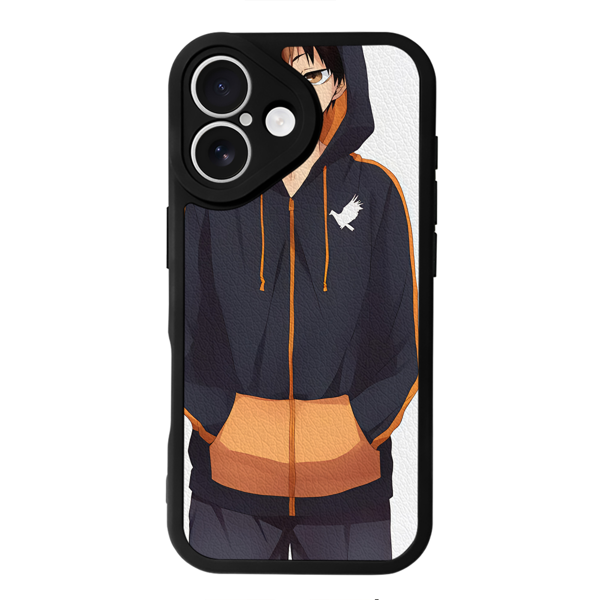 （画像用） ハイキュー!! Haikyu!! 【iPhone 16シリーズ対応】シリコンスマホケース（レザー調） 材質：シリコン